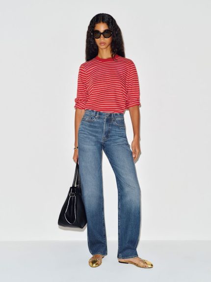 Beckett Gina High Rise Bow Leg Jeans