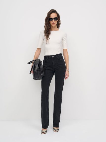 Finke Blair High Rise Baby Bootcut Jeans