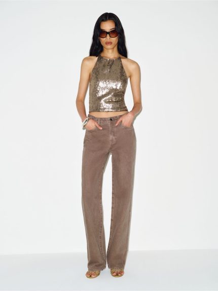 Morel Val 90s Mid Rise Straight Jeans