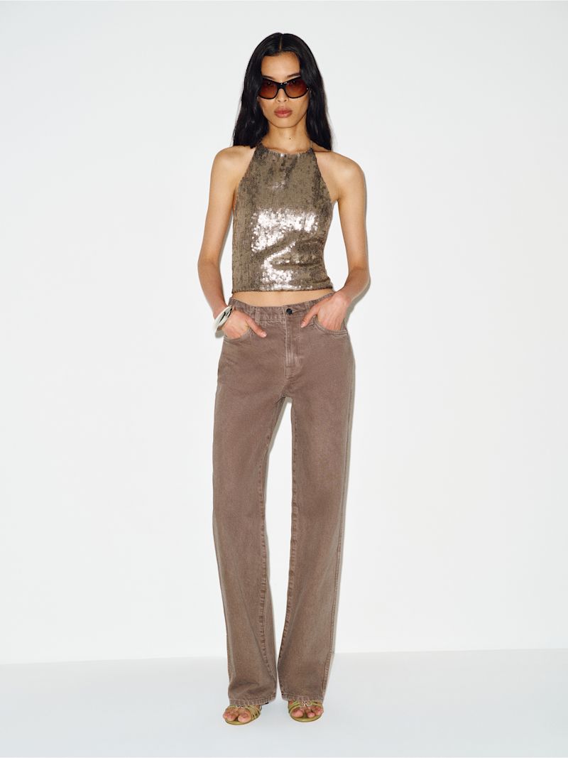 Morel Val 90s Mid Rise Straight Jeans
