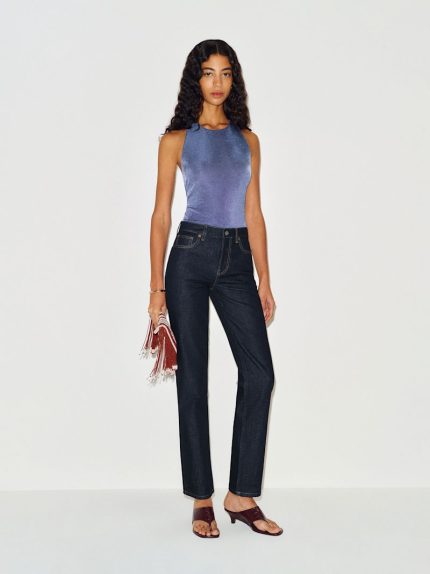 Ondine Leda Mid Rise Straight Jeans
