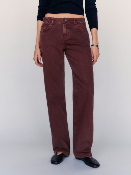 Urchin Charlee Low Rise Straight Leg Jeans