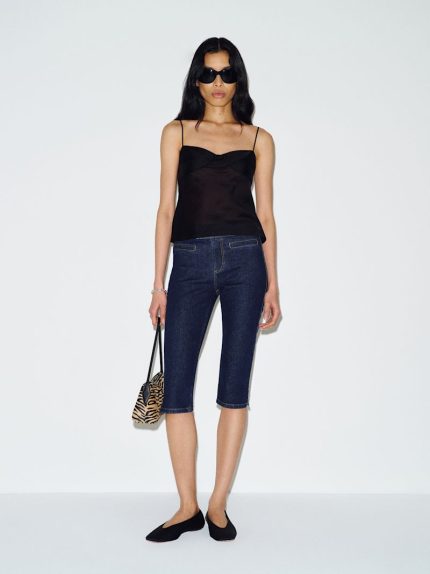 Nemo Zoee Stretch Mid Rise Capri Jeans