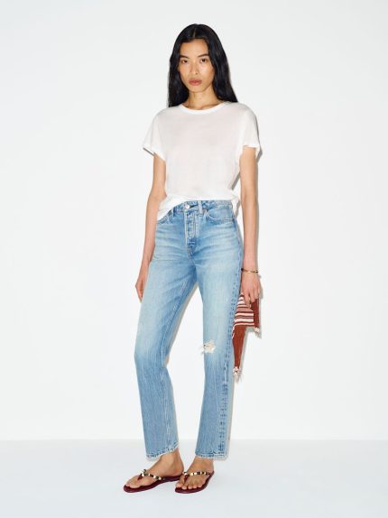 Praiano Cynthia High Rise Straight Jeans