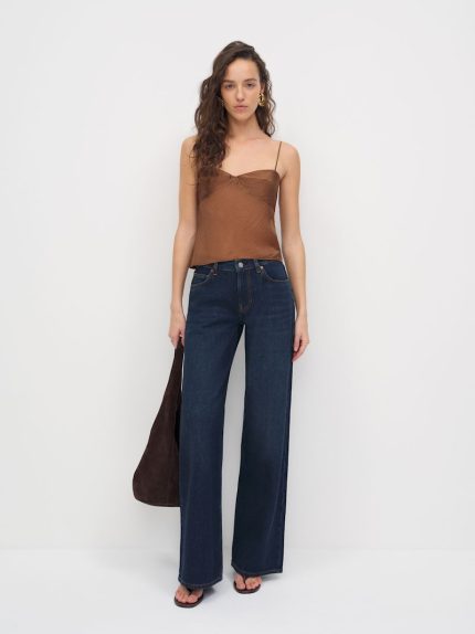 George Cary Low Rise Slouchy Wide Leg Jeans
